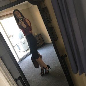 Y2K Bebe Pencil Skirt